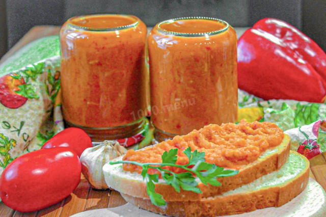 Аджика из кабачков с томатной пастой на зиму Аджика из кабачков с томатной пастой на зиму