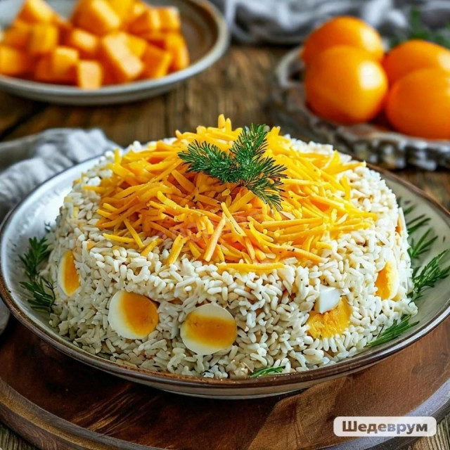 Салат Мимоза с рисом (вкусно по ГОСТу) Салат Мимоза с рисом (вкусно по ГОСТу)