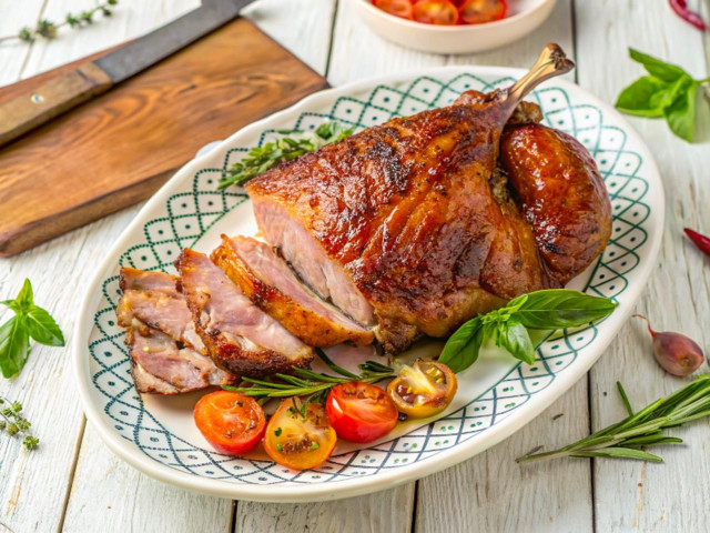 Бедро индейки в аэрогриле Бедро индейки в аэрогриле
