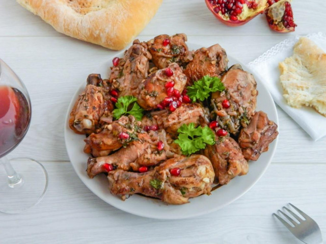 Гурули грузинское блюдо из курицы