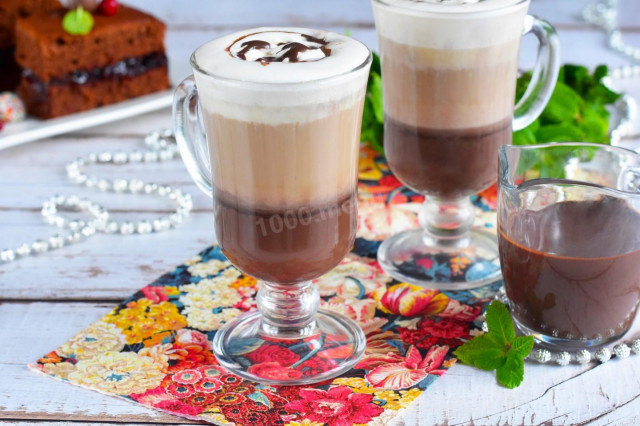 Кофе с какао и молоком - моккачино
