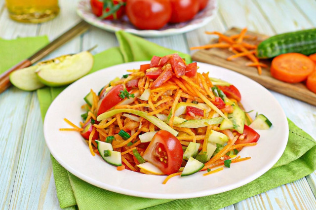 Салат помидор морковь яблоко Салат помидор морковь яблоко