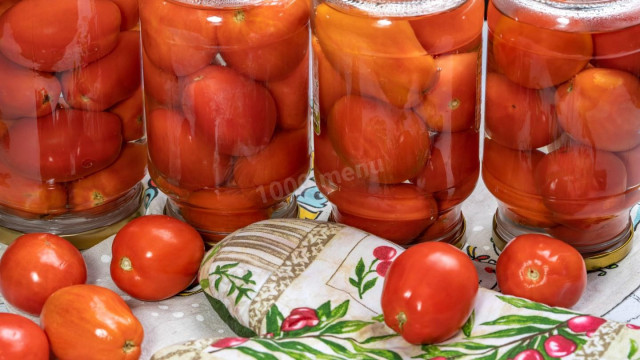 Маринованные сладкие помидоры без стерилизации на зиму