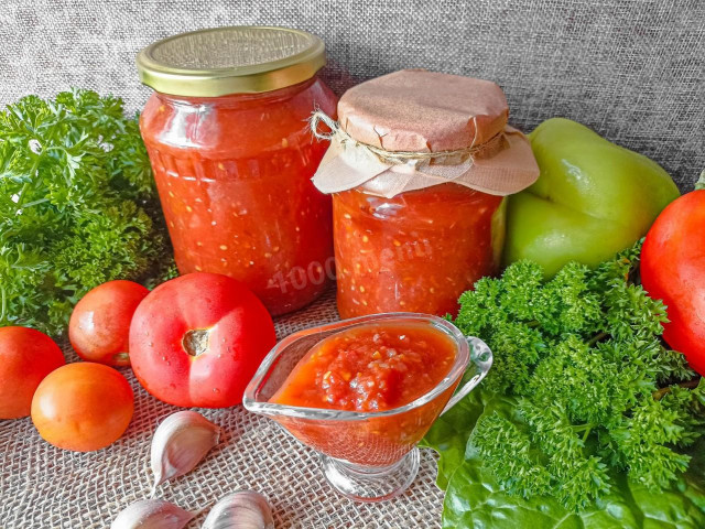 Томатный острый соус на зиму из помидоров Томатный острый соус на зиму из помидоров