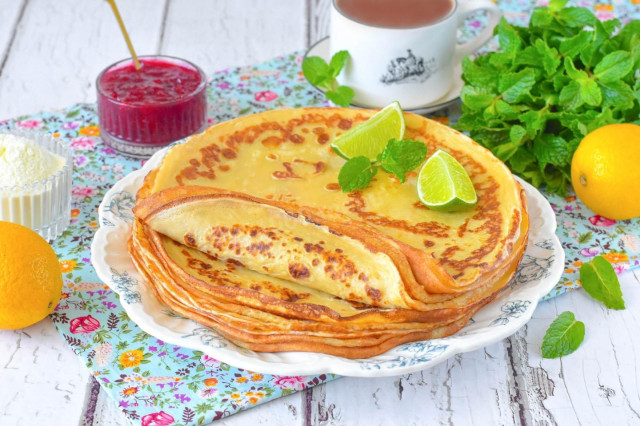 Блины на сухом молоке Блины на сухом молоке