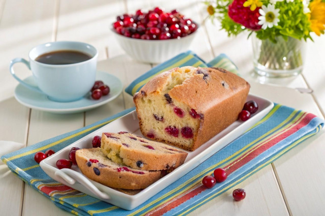 Кекс с клюквой Кекс с клюквой