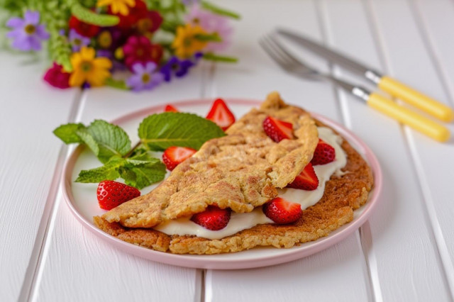 Овсяноблин без яиц и молока ПП Овсяноблин без яиц и молока ПП