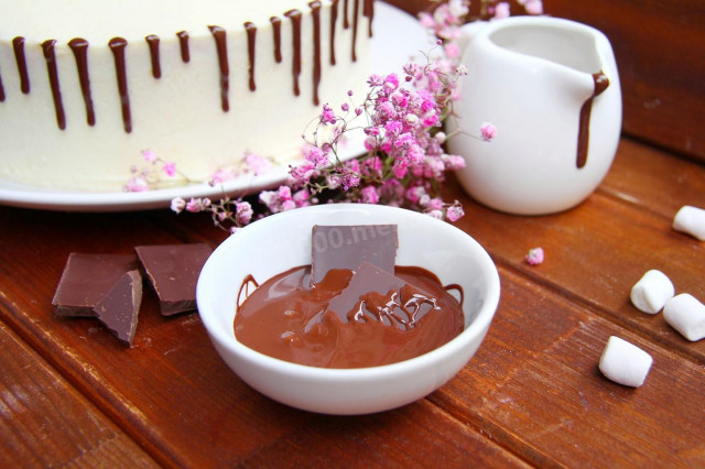 Как растопить шоколад для торта в домашних условиях
