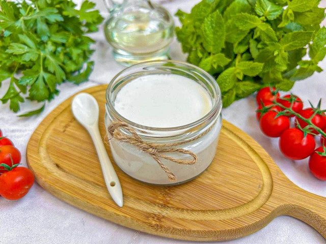 Веганский майонез без яиц Веганский майонез без яиц