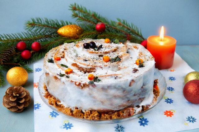 Трухлявый пень классический торт Трухлявый пень классический торт