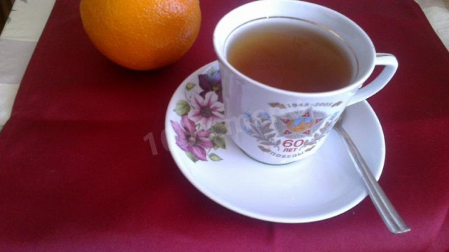 Чай с корицей, мятой и цедрой цитрусовых