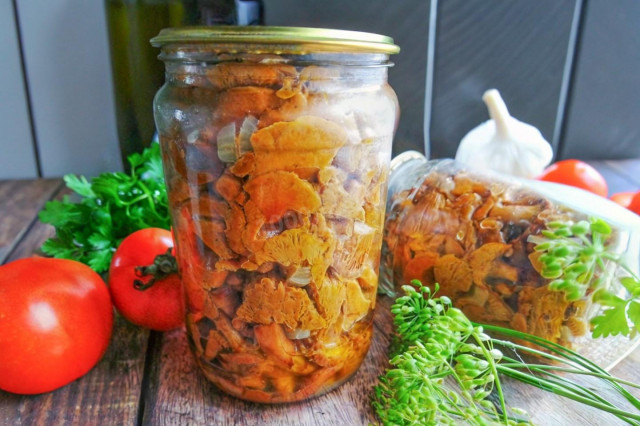 Лисички жареные на зиму Лисички жареные на зиму