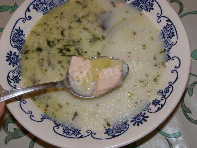 Финский рыбный суп из семги