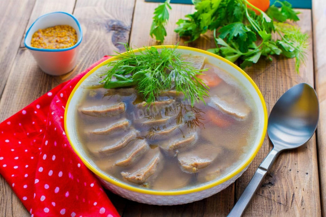 Заливное из свиного языка Заливное из свиного языка