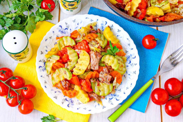 Рагу с тушенкой Рагу с тушенкой