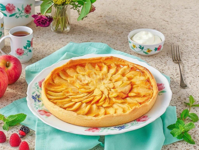 Яблочный пирог тарт Яблочный пирог тарт