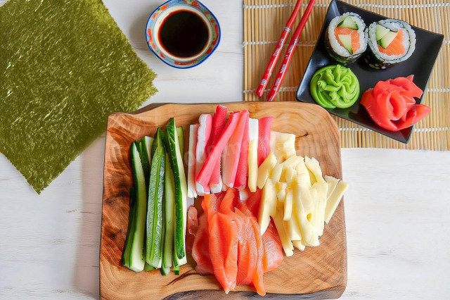 Начинка для суши в домашних условиях Начинка для суши в домашних условиях