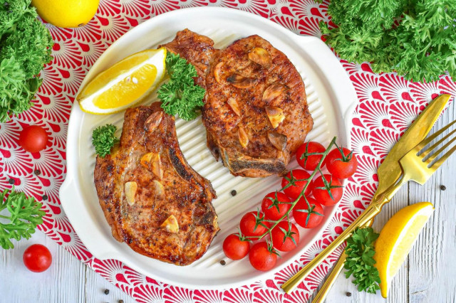 Сочная свиная корейка в аэрогриле Сочная свиная корейка в аэрогриле