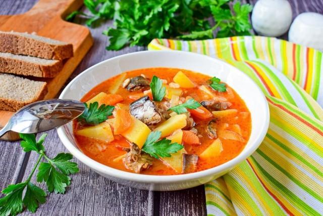 РЫБИЙ СУП ИЗ КОНСЕРВЫ САРДИНЫ РЫБИЙ СУП ИЗ КОНСЕРВЫ САРДИНЫ