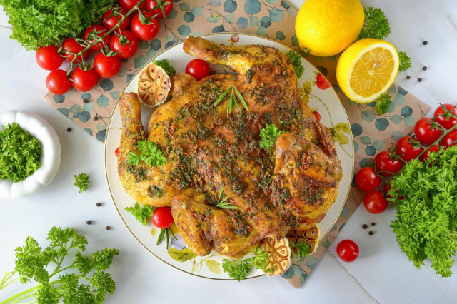 Курица в аэрогриле целиком Курица в аэрогриле целиком