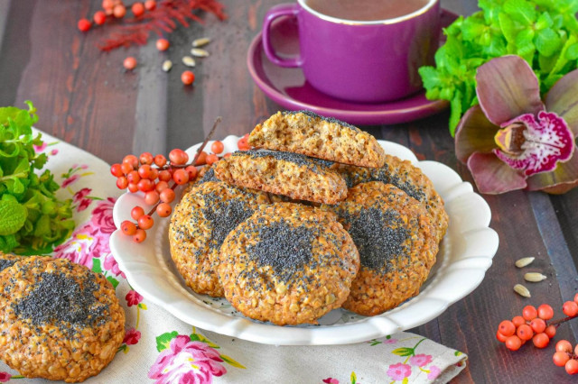 Овсяное печенье с грецкими орехами Овсяное печенье с грецкими орехами