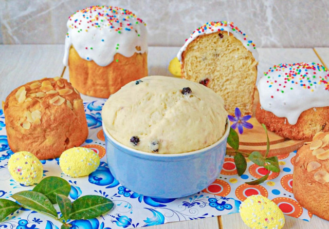 Тесто для куличей на топленом молоке Тесто для куличей на топленом молоке