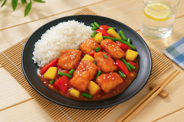 Карп в кисло сладком соусе Карп в кисло сладком соусе