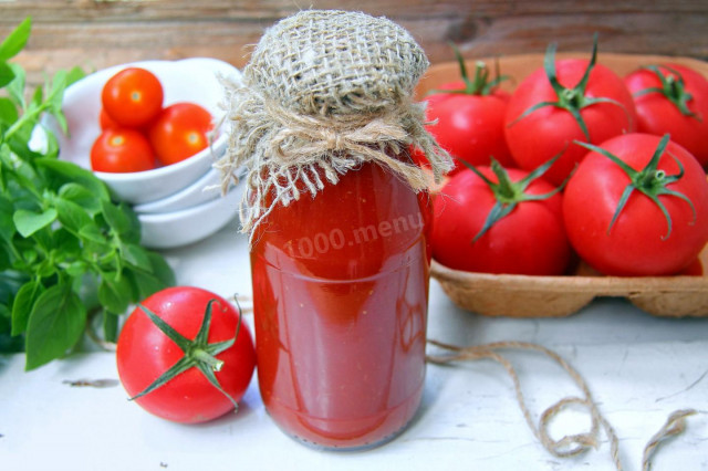 Домашний кетчуп из помидор на зиму простой заготовки