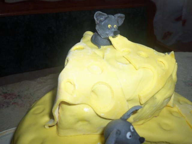 Торт Сыр с мышками