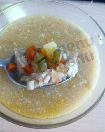 Суп рассольник с рисом