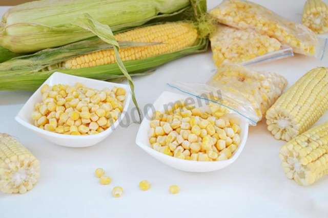 Заморозка кукурузы на зиму зернами