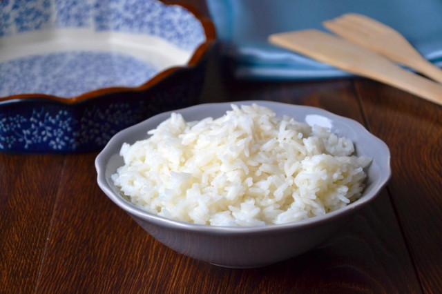 Вареный рис жасмин простой