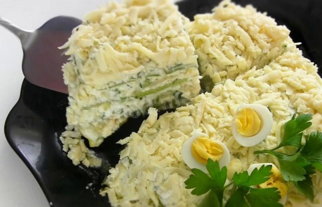 Торт из кабачков со сметаной и сыром