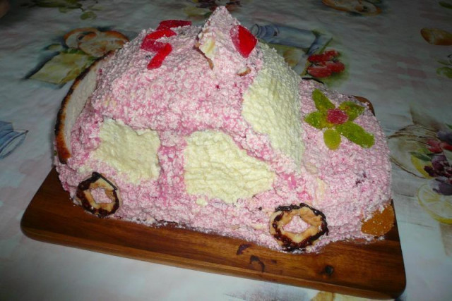 Торт Машинка кремовая