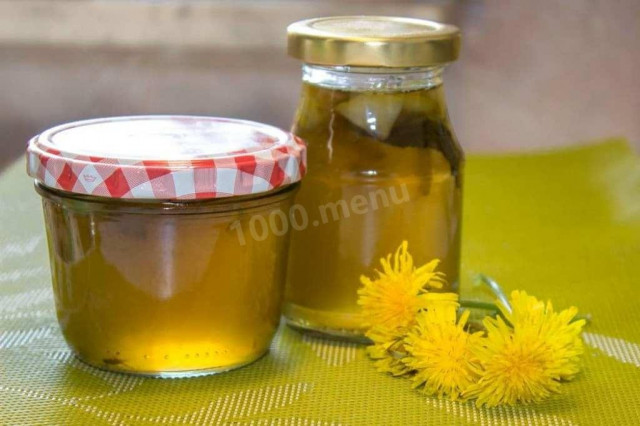 Одуванчиковый мед с лимоном