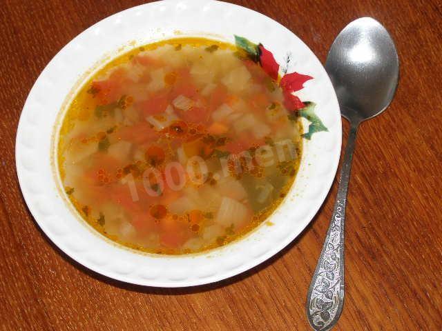 Суп из лука без картошки