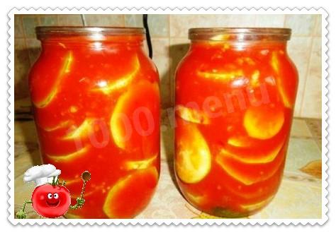 Огурцы в томатном соке пальчики оближешь