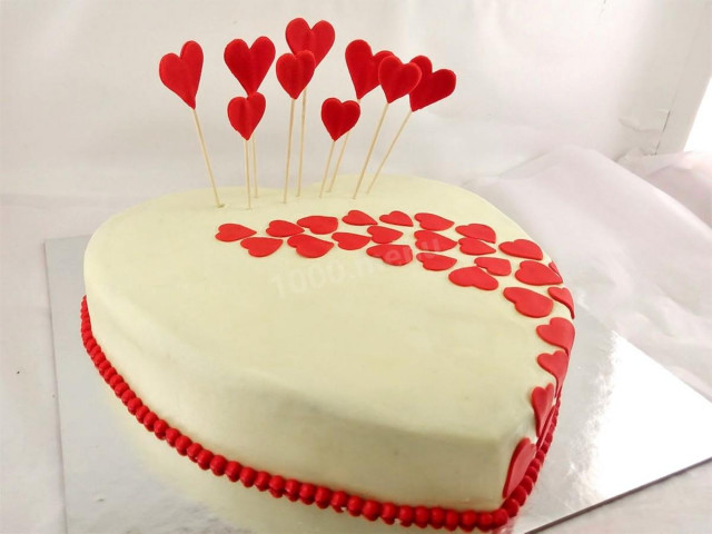 Торт на день Валентина