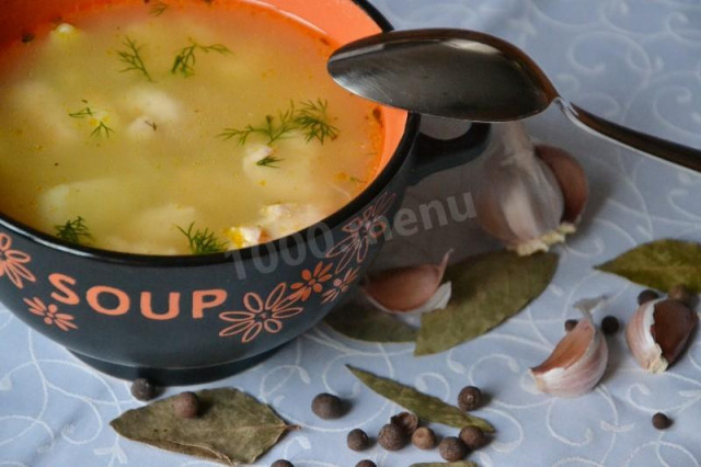 Суп из индейки с картошкой