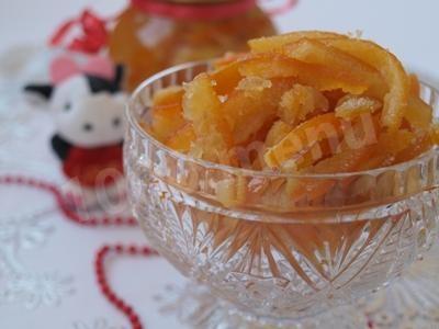 Цукаты из мандарин (мандариновой кожуры)
