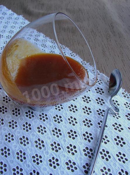 Сладкий карамельный соус с мёдом к десертам и кофе