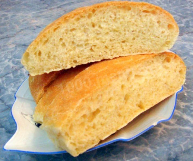 Итальянский хлеб чиабатта с кукурузной мукой