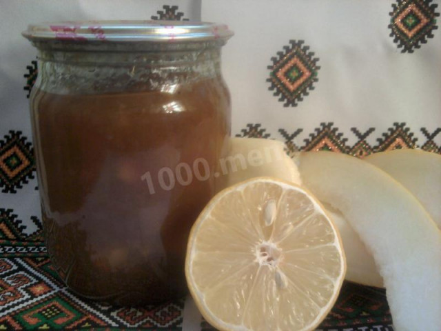 Варенье из дыни с лимоном на зиму