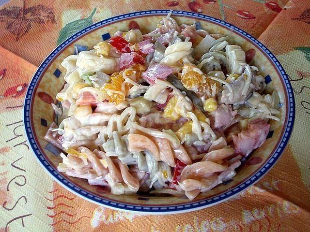 Немецкий макаронный салат