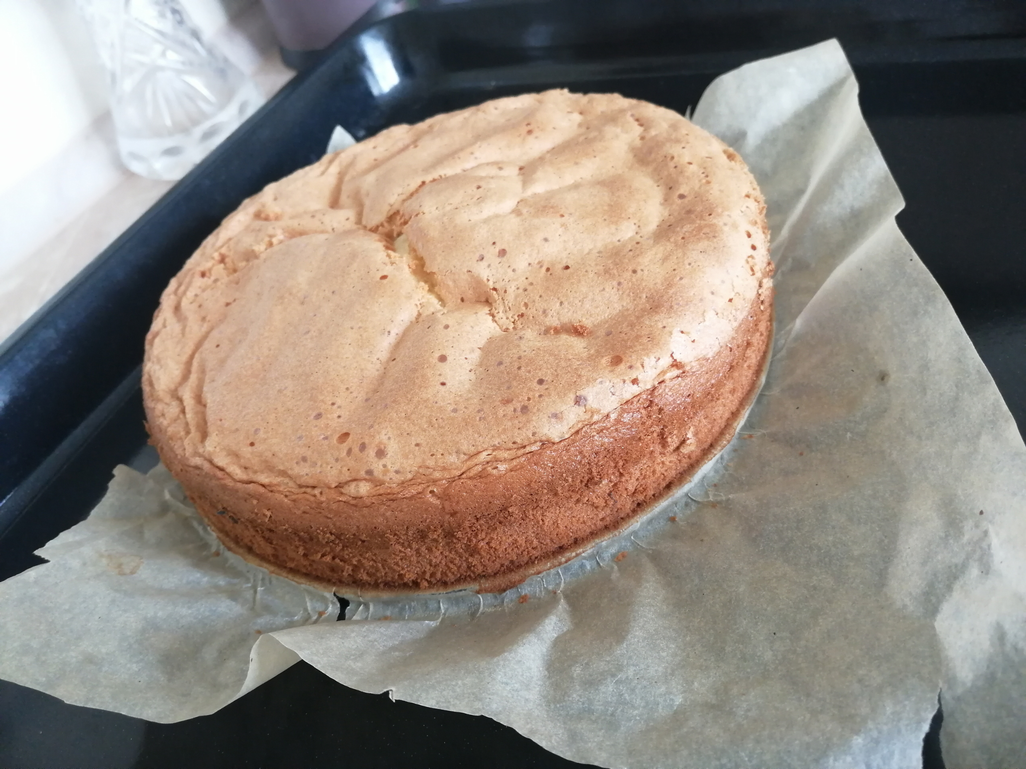 Бисквит для торта пышный и простой в духовке рецепт с фото пошагово