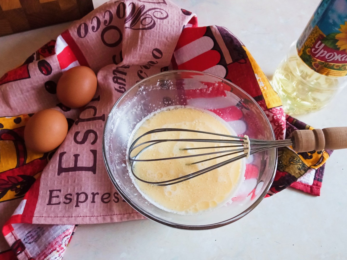 Рецепт блинов на крахмале и яйце