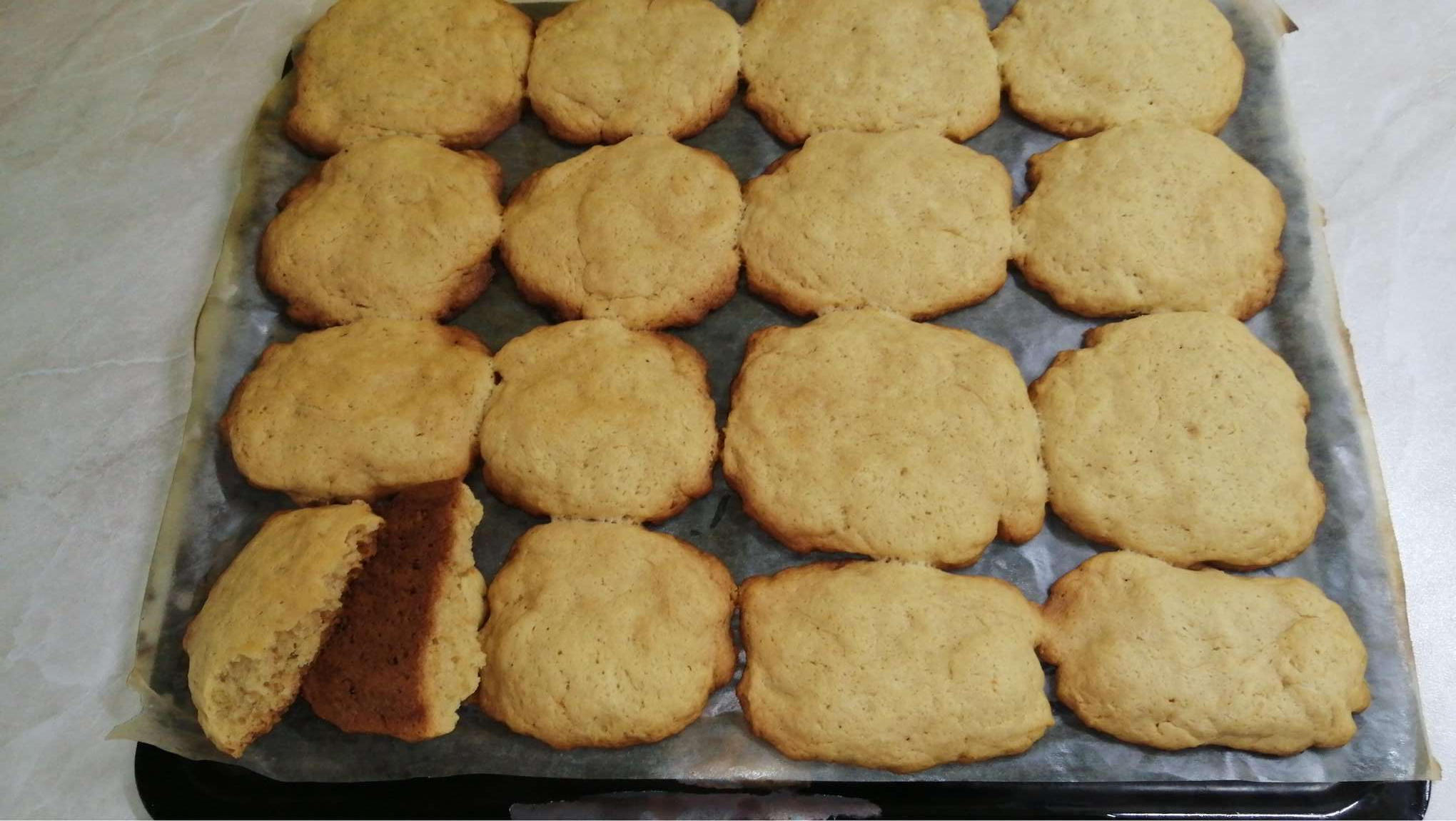 Печенье из кефира в духовке быстро и вкусно рецепт с фото