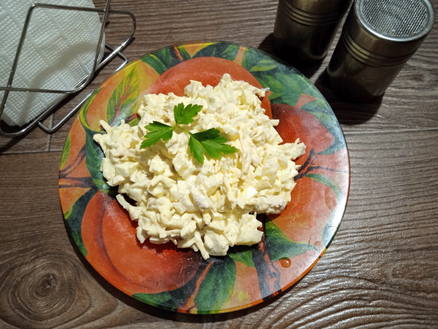 Салат Гавайский с курицей ананасами рецепт фото пошагово и видео - 1000.menu