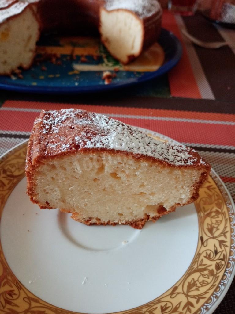 Кекс на кефире пышный нежный в духовке рецепт с фото пошагово