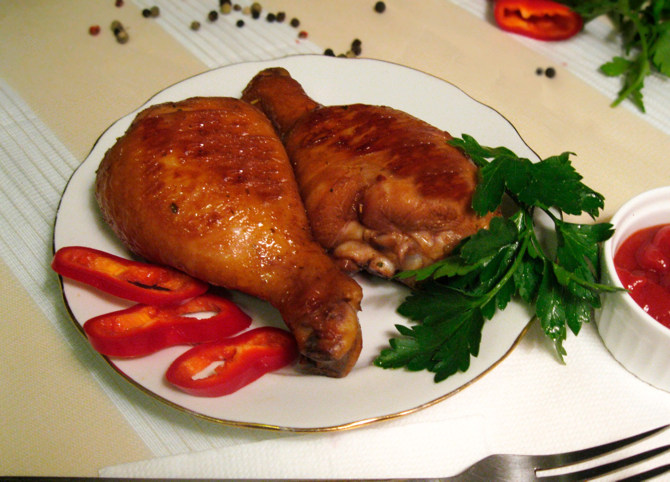 Куриные голени в беконе в духовке рецепт с фото